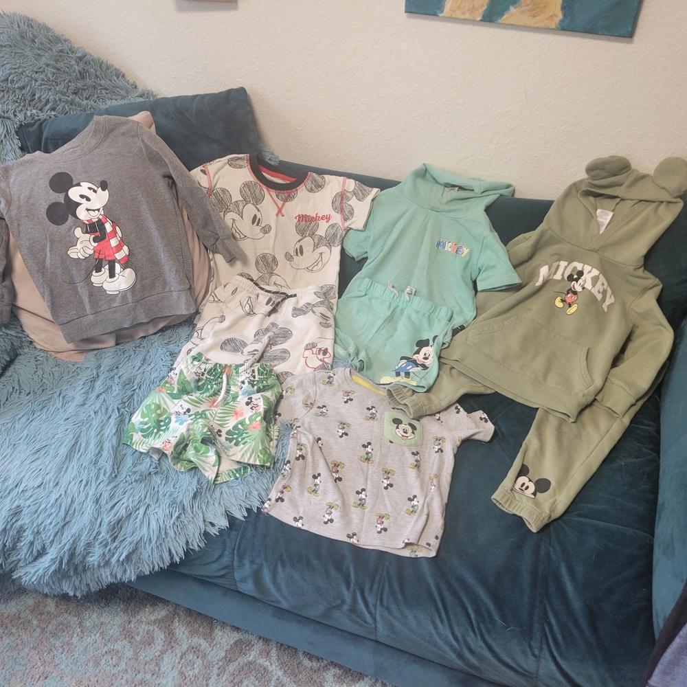 3T Disney Mickey Mouse Clothing Set Mickey Bundle
